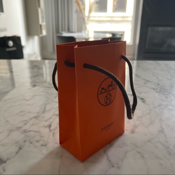 Authentic Small Hermes Gift Bag - Picture 2 of 7